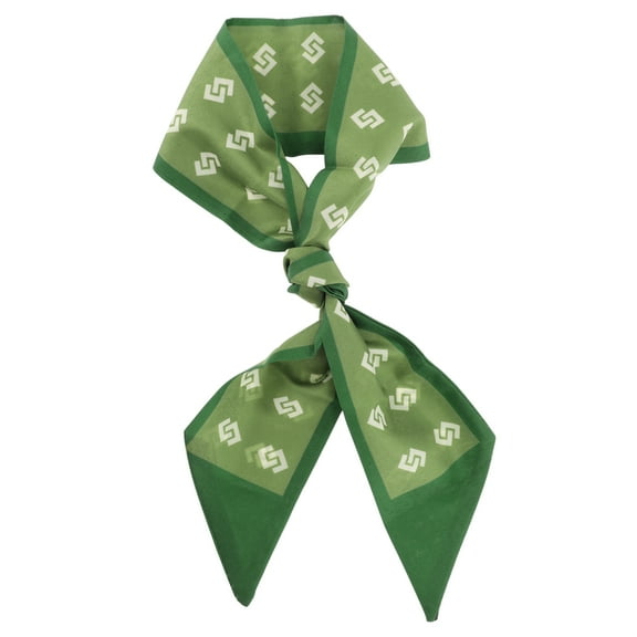 Unique Bargains 1 Pc Scarf Headband Fashion Neck Scarf for Women Green Beige