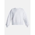 thumbnail image 5 of No Boundaries Boxy Fleece Sweatshirt, Midweight, Women's XXS-XXL, 5 of 5