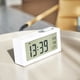 thumbnail image 2 of Billuyoard Despertador eléctrico LCD con calendario Relojes de escritorio digitales Medidor de humedad Termómetro moderno a Electrodomésticos Blanco Billuyoard HA082672-03, 2 of 6