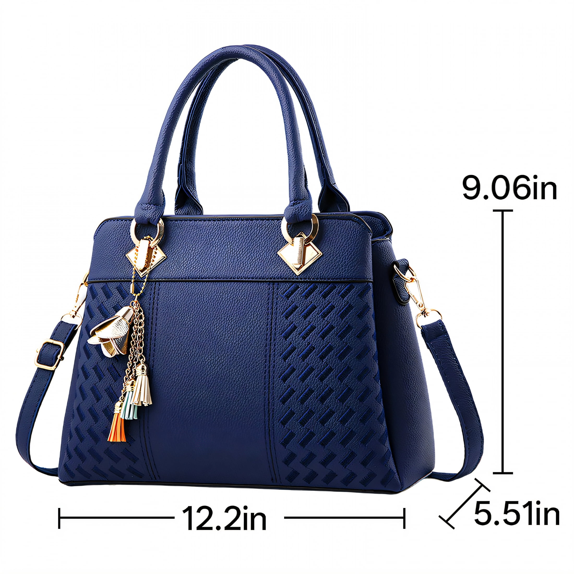 GASTROPOD Purses for Women,Reinforced Metal Handles Women'S Handbags,Crossbody Purses for Women,Blue
