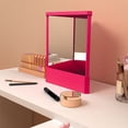 thumbnail image 3 of Guiexla Non-Reversing Mirror Precision True Image Vanity Makeup Mirror Non-Magnifying Tabletop Mirror Real Reflections Beauty Mirror for Your Face, 3 of 8