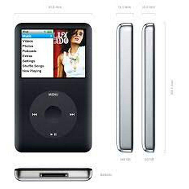 Pre-Owned 6th Gen iPod Classic 80GB Black MP3 Audio/Video Pre-Owned 6th Gen iPod Classic 80GB Black MP3 Audio/Video
