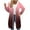 Rose Gold, variant on CLOISE Hoodies for Women Trendy Pockets Lightweight Sweatshirt Zip up Tunic Gradient Long Sleeve Jackets Casual Clothes