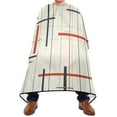 thumbnail image 2 of JSTEL Vertical & Horizontal Stripe Waterproof Barber Cape for Men Women Beard Shaving Bib Apron Professional Hair Cutting Cloth, 65 x 55 inch, 2 of 6