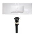 thumbnail image 1 of American Imaginations 21.5-in. W 1 Hole Ceramic Top Set In White Color - Overflow Drain Incl. AI-23957, 1 of 6