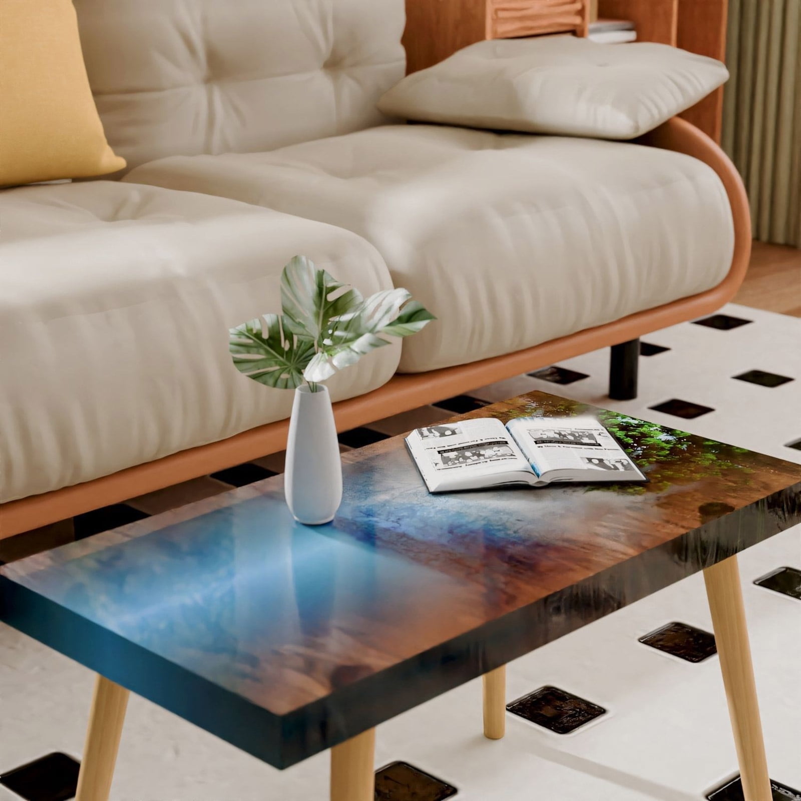 Flexible Silicone Mold Rectangular Shape Crafting Moulds Epoxy Resin Table Moulds Perfect for Epoxy Resin River Tables