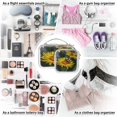 thumbnail image 7 of Ladybug Daisies Flowers Clear Cosmetic Bags with Handles PVC Toiletry Bags Zipper Waterproof Portable for Traveling 2 Pcs, 7 of 7