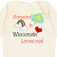 thumbnail image 4 of Inktastic Someone in Wisconsin Loves Me Boys or Girls Long Sleeve Baby Bodysuit, 4 of 5