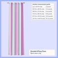 thumbnail image 3 of Mainstays Kids Blue and Purple Cabana Stripe Printed Blackout Rod Pocket with Back Tabs Single Curtain Panel, Set of 1, 38" W x 95" L, 3 of 6