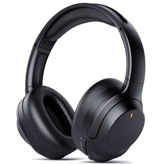 Cowin Active Noise Cancelling Bluetooth Headphones, Headband Wireless Bluetooth Headset with ENC Mic, Perfect Bass, BT5.4, Black