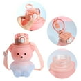 thumbnail image 2 of YIEMEEN Cute Bear Kettle Straw Water Cup Summer Plastic Straw Drinking Cup Kids Water Bottle Large Capacity Water Bottle, 2 of 20