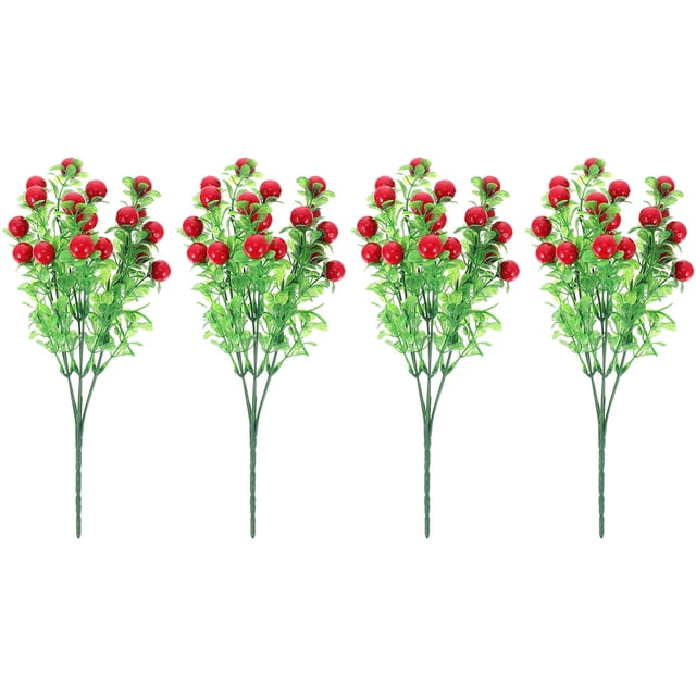 4 Uds plantas frutales artificiales ramas centro de mesa adornos de ramas de frutas