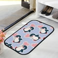 thumbnail image 2 of GZHJMY Soft Bath Door Mat Rug Cute Penguins Non Slip Dootmat Entry Mats for Bathroom Living Room Front Door Kitchen Carpet Runner, 2 of 7
