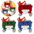 thumbnail image 1 of Crochet Trash Can Fire Dumpster Office Y Regalos Del, 1 of 9
