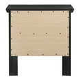 thumbnail image 4 of Primo 2-Drawer Black Nightstand (24"H x 15.5"W x 19"D), 4 of 5