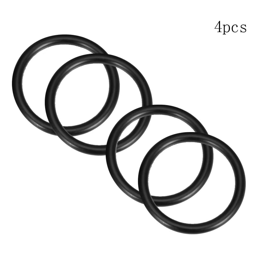 4PCS Bumper Fender Quick Release Fastener Replacement Rubber O-Ring Band Kit BK 