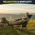 thumbnail image 3 of 2-in-1 Reclining Camping Chair with Footrest, 3 of 6