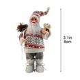 thumbnail image 3 of CuiLiyq Christmas Santa Figurines, Standing Santa Claus Figure Wearing Coat Clothes, Gifts for Winter Home Table Xmas Party (Acrylic), 3 of 6