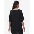 thumbnail image 5 of Women's Plus Size T Shirts Oversized Tees Summer Half Sleeve Crew Neck Tunic Tops, 5 of 6