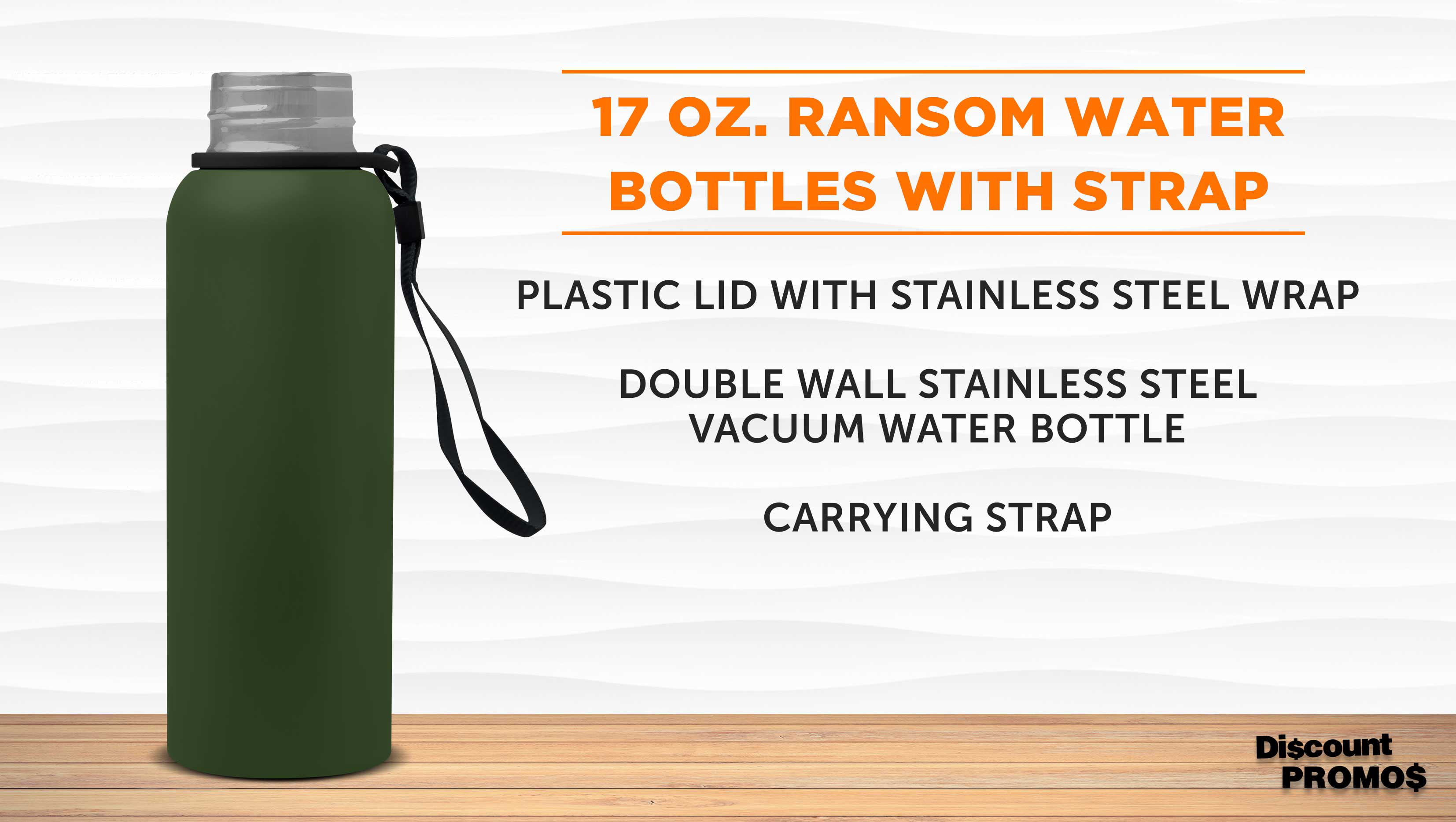 17 Oz. Jupiter Barrel Water Bottles With Handle