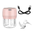 thumbnail image 3 of Trituradora de alimentos Baoblaze USB inalámbrica 250ml picador de ajo, 3 of 8