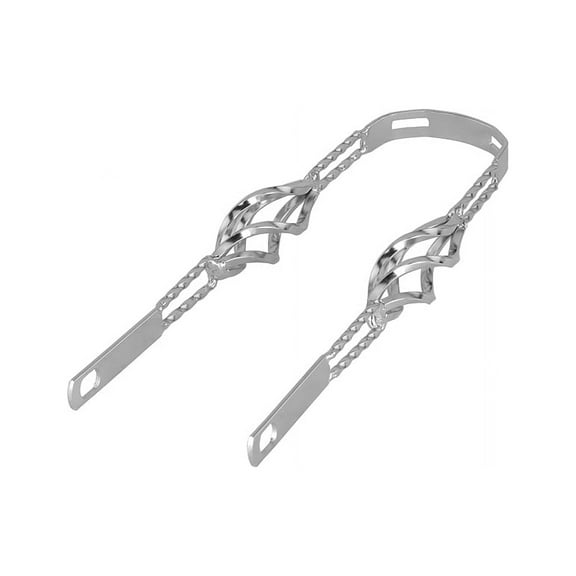 Bike 16 Cage Twisted Fender Braces Chrome.