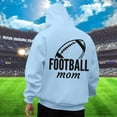 thumbnail image 1 of MHFRRA Sudadera con Capucha Informal para Hombre, Estilo Holgada, con Estampado de Fútbol, Cómoda y Cálida para Uso Diario En Otoño E Invierno Azul cielo, 1 of 4