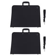 thumbnail image 2 of Art Bag, Simple Art Portfolio Bag 2pcs Waterproof PVC  For Painting Tools For Artists ANGGREK Sketching Board Bag, 2 of 8