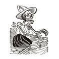 thumbnail image 3 of CafePress - Calavera In The Kitchen Black T Shirt - Men's Classic Graphic Cotton T-Shirt, 3 of 4