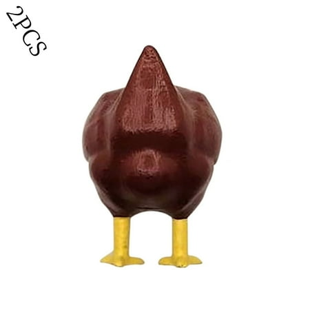 

2Pcs Chicken Butt Magnet Refrigerator Magnetic Decoration Chicken Butt Gift Funny Chicken Butt Gift Retro