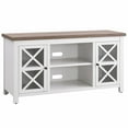 thumbnail image 3 of Evelyn&Zoe Colton Rectangular TV Stand for TV's up to 55", White/Gray Oak, 3 of 10