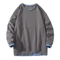 thumbnail image 2 of AherBiu Hoodies For Men Fleece Lined Drawstring Sweatshirts With Pockets Fall Winter Warm Solid Color Casual Workout Pullovers, 2 of 8