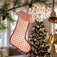 thumbnail image 4 of YingYouFu Christmas Red and White Stripe Stockings with Ruffled Cuff , Xmas Large Hanging Stockings Decorations for Christmas Tree Fireplace Family Holiday Party Decor, 4 of 6