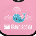 thumbnail image 4 of Inktastic San Francisco California Whale Watching Boys or Girls Baby Bib, 4 of 4