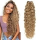 thumbnail image 1 of FASHION LINE Extensiones de cabello humano brasileño P27/613 con ondas de agua, color rubio, sin procesar, 1 unidad, 3.53 oz, color piano (22 pulgadas), 1 of 5