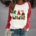 thumbnail image 2 of RKSTN Chandail pour Femmes Nouveau Chandail Décontracté à Manches Longues Col Rond Haut Imprimé Mode Chandail de Noël, 2 of 4