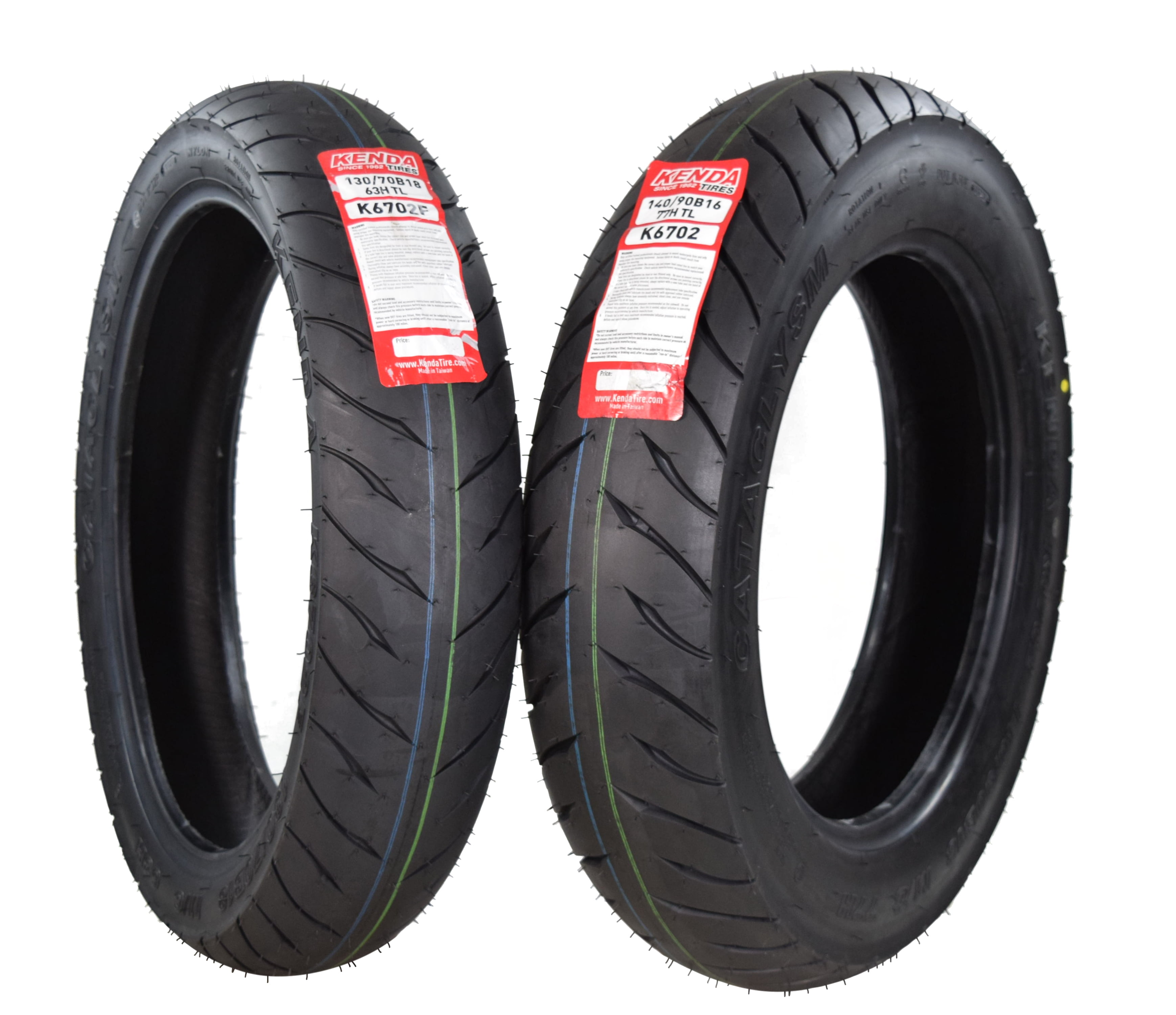 Kenda 130/70B18 Front 140/90B16 Rear Cataclysm Bias Motorcycle Cruiser