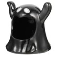 thumbnail image 2 of Ceramic Ghost Tealight Holder Halloween Decorative Item Black 11X10.5X10CM For Home Decor 1Pcs, 2 of 4