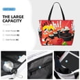 thumbnail image 3 of Kdxio Sushi for Beach Bag for Women Large Beach Tote Bag Waterproof Sandproof Swim Bag with Zipper Pockets Beach Vacation Travel, 3 of 7