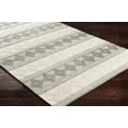 thumbnail image 4 of Mark&Day Wool Rugs, 2x3 Colville Cottage Charcoal Area Rug, White Beige Black Carpet for Living Room, Bedroom or Kitchen (2' x 3'), 4 of 12
