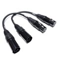 thumbnail image 4 of CESS-017 XLR 5-Pin Male to 3-Pin Female Cable - XLR5M to XLR3F - 2 Pack, 4 of 8