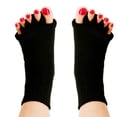 thumbnail image 1 of Naiovety 1 Pair 5 Toe Socks Overlapping Color Comfortable Breathable Dressing Solid Separation Relaxing Hosiery Type9 NO9 Naiovety FS11800-02, 1 of 6