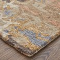 thumbnail image 6 of Feizy Everley Modern Abstract, Tan/Blue, 1'6" x 1'6" Swatch Easy Care Stain Resistant Pet & Kid Friendly Casual Watercolor Design Carpet for Living Dining Bed Room, 6 of 8
