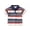 Z01 Navy-a, variant on RTKFRFLM Boys Rainbow Striped T-Shirt Soft Cotton Short Sleeve Crewneck Summer Tee Multicolour2 6-7 Years