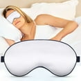 thumbnail image 5 of 4 Pack Pack Silk Sleep Eye Mask, Satin Silky Sleeping Eye Mask, Adjustable Non-irritating Blackout Sleep Mask, Blindfold Night Eye Masks for Women Men Adults Kids(Multicolor), 5 of 7