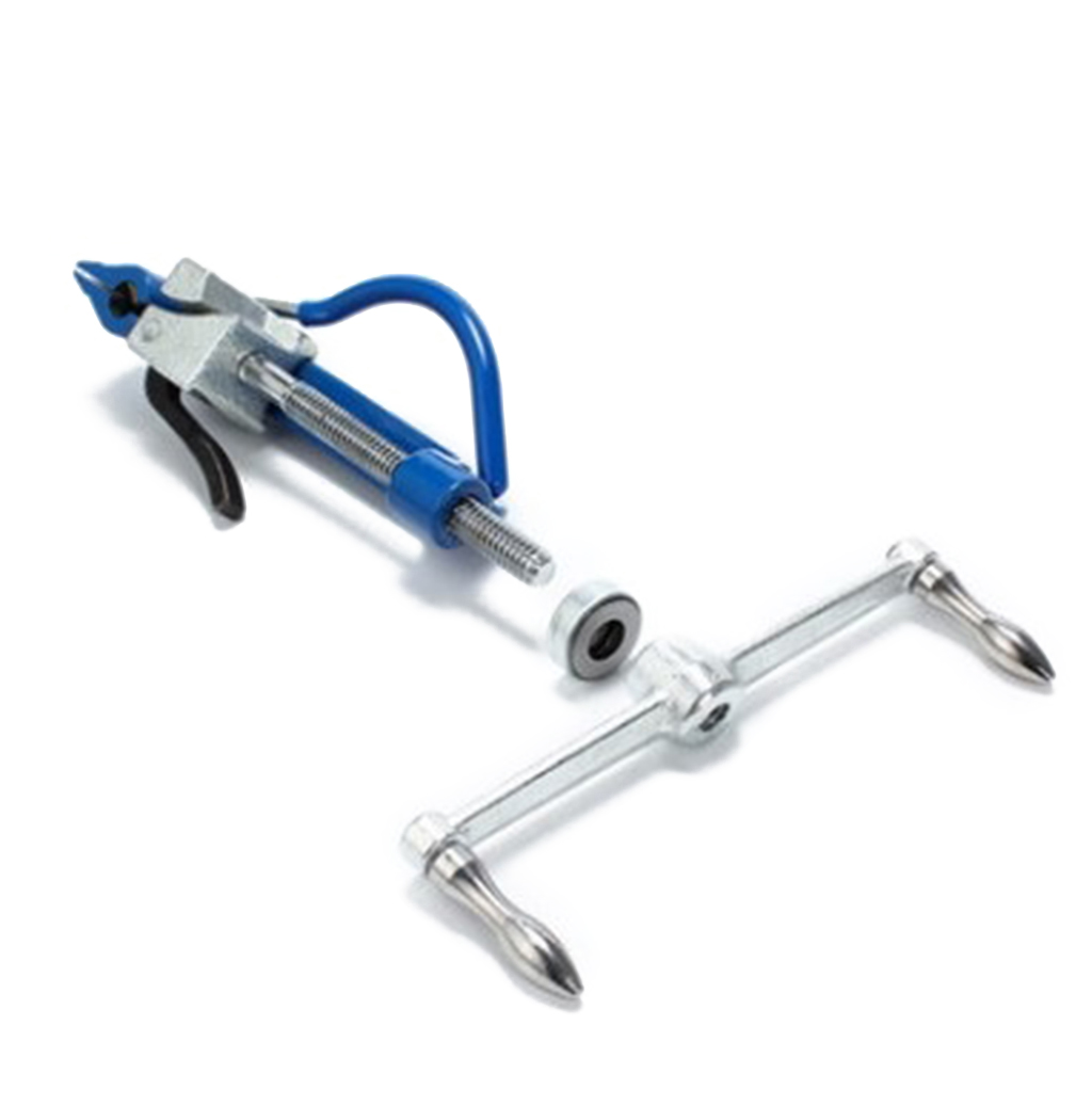 MOMOJIA Metal Zip Tie Tightener Tensioning Cable Tie Gun Stainless Steel Durable Packer Manual Bundle Tool Cutting Function