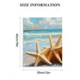 thumbnail image 3 of ZFLMY Starfish Shells Beach Wall Art Canvas Prints Home Decor 12x16in, 3 of 5