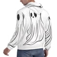 thumbnail image 6 of Goofa Cute Ghost Simple Drawing for Men's Hooded Sweatshirt - Lightweight Pullover Hoodie with Kangaroo Pocket, Perfect for Everyday Wear-Medium, 6 of 7