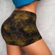 thumbnail image 4 of Fotbe Gold Dragonfly Mandala Shorts Sin Costuras – Shorts Deportivos de Cintura Alta para Mujer, Elásticos para Gimnasio, Yoga, Running o Ciclismo-Large, 4 of 8