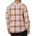 thumbnail image 2 of DOPI Men Long Sleeved Flannel Shirt Striped Shirt Men's Plaid Coat Autumn And Winter Daily Coat (available In Large And High Sizes), 2 of 6